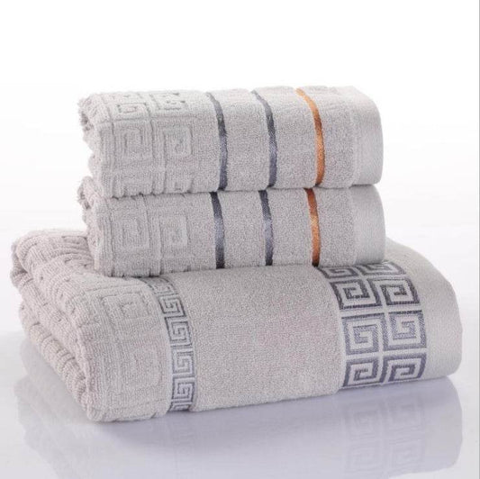 Cozy 3-Piece Cotton Towel Set – Soft, Absorbent, and Perfect for Everyday Comfort - Emprize360