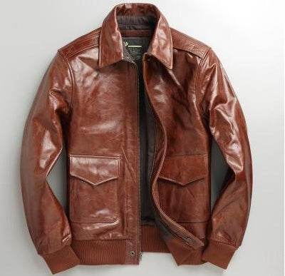 Genuine Leather Men's Casual Youth Short Slim-fit Leather Jacket - Emprize360