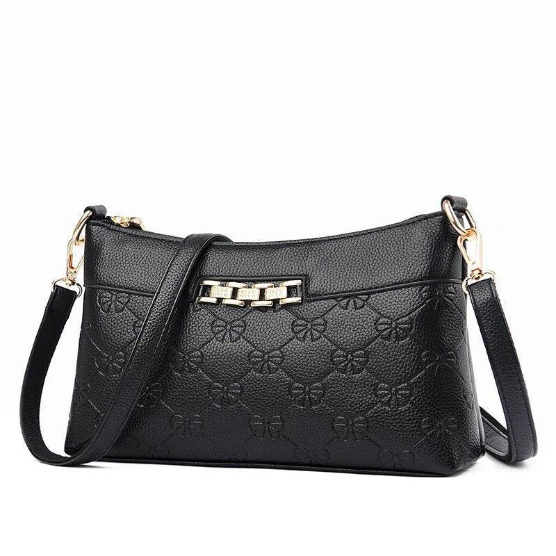 Cross-Border Fashion Handbags New Middle-Aged Mother Messenger Small Square Bag Handbag Single Shoulder Bag Lady Handbag - Emprize360