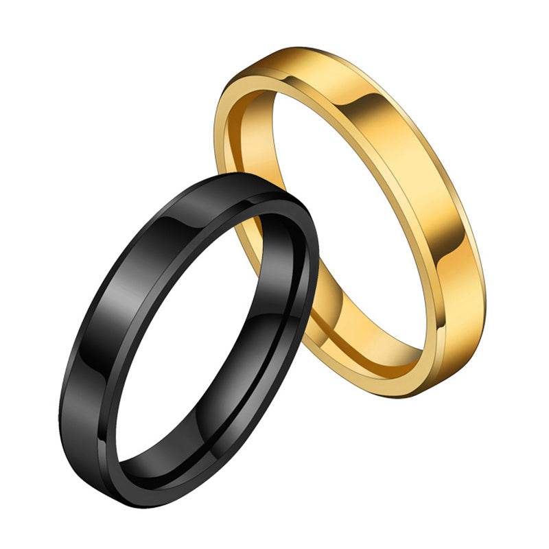 Elegant Stainless Steel Gold Ring for Men & Women – Stylish Wedding Band & Perfect Gift Jewelry" - EMPRIZE 360