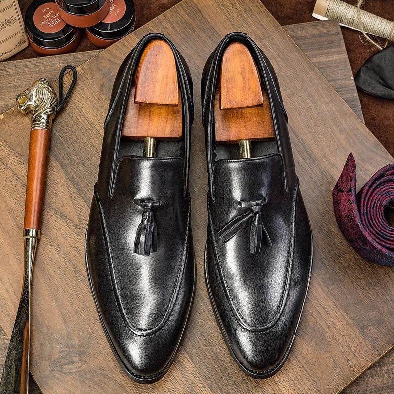 Business Casual Tassel Leather Shoes Men - Emprize360