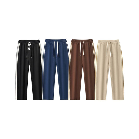 Drawstring Leisure Straight-leg Wide-leg Pants Male - Emprize360