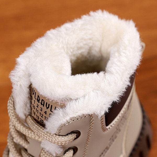Women's Lace-up Snow Boots – Winter Warm Fleece Plush Casual Ankle Boots - Emprize360