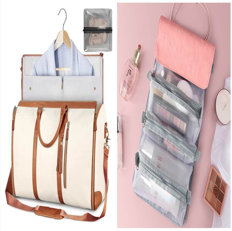 Versatile Large Capacity Waterproof Travel Duffle & Folding Suit Handbag for Women - Emprize360