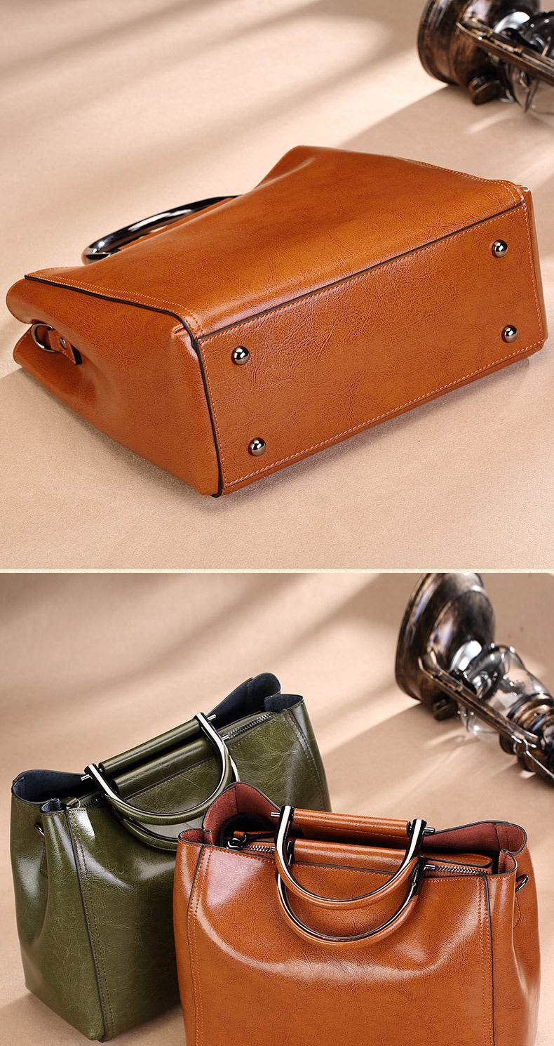 Women's Versatile Genuine Leather Multifunctional Tote Bag - Emprize360