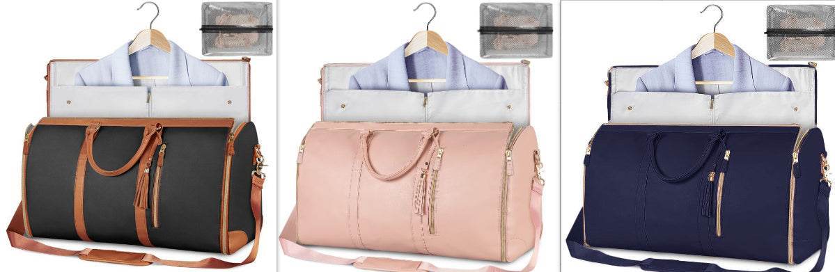 Versatile Large Capacity Waterproof Travel Duffle & Folding Suit Handbag for Women - Emprize360