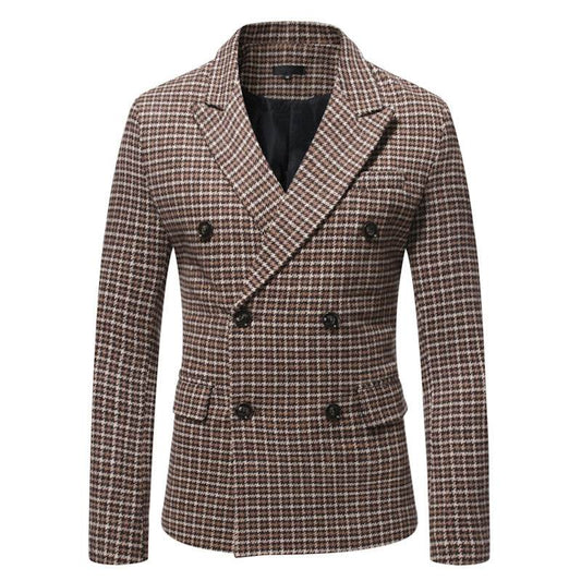 European & American British Style Men's Checkered Nishiki Suit - Emprize360