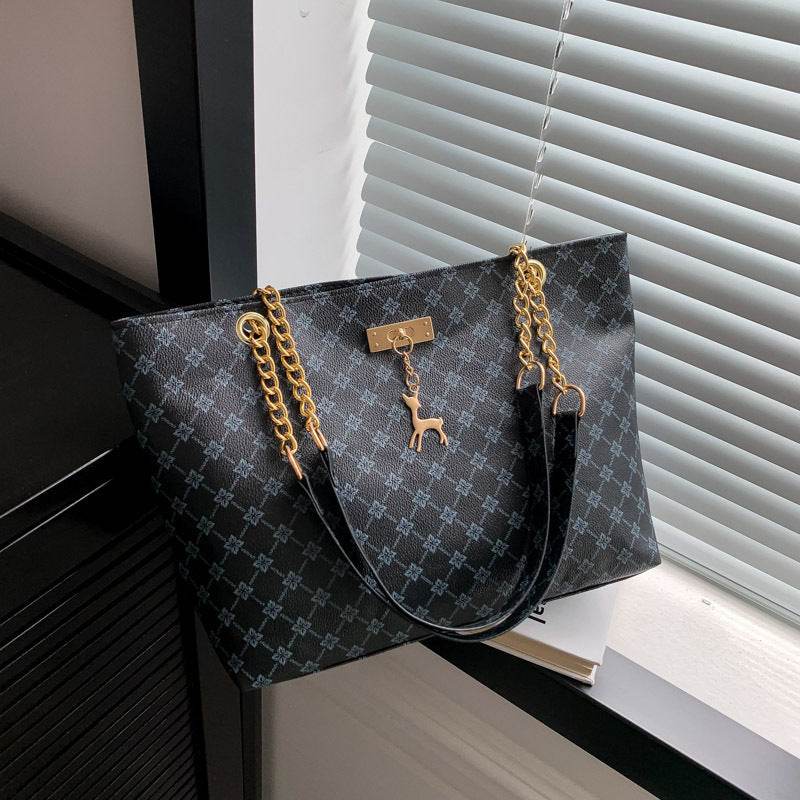 Retro Commuter Texture Chain Shoulder Bag For Women Spring - Emprize360