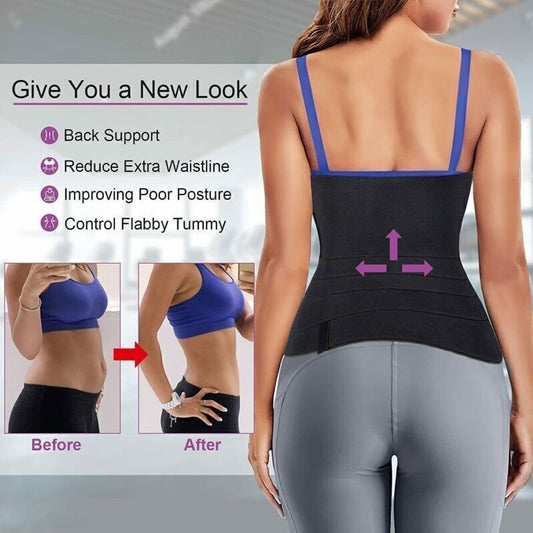 Adjustable Bandage Waist Belt – Lumbar Support & Shaping Wrap