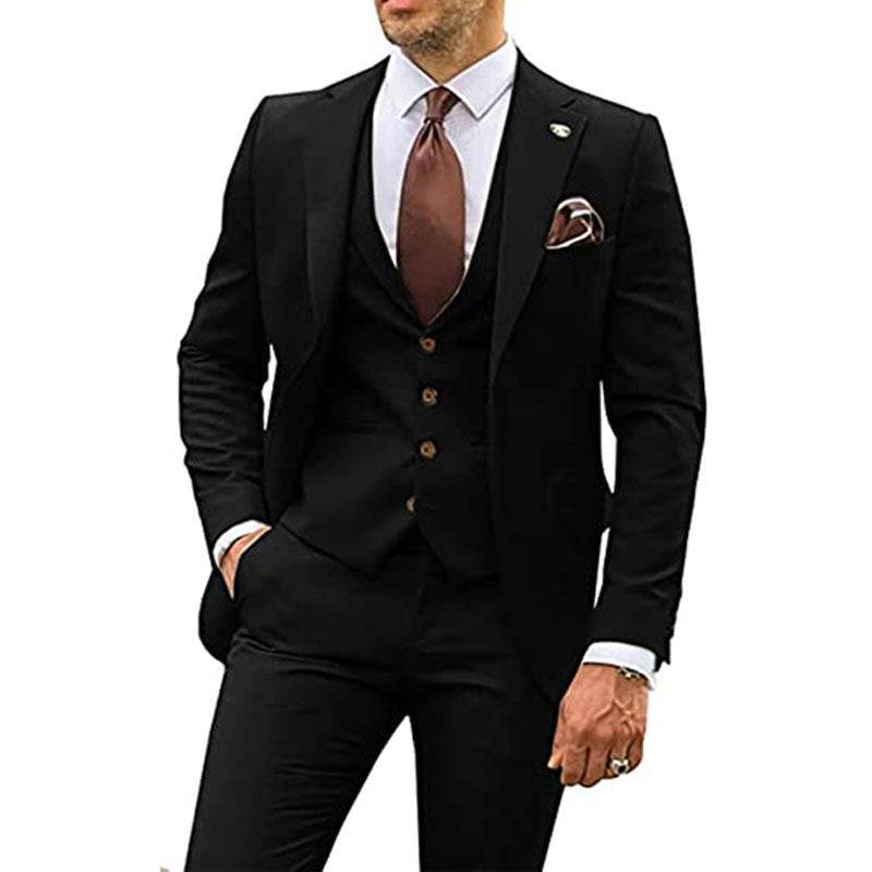 Men's Fashion Casual Slim Suit Three Pieces - Emprize360