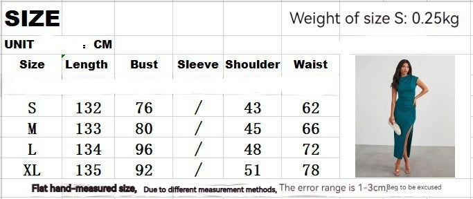 Elegant Slim-Fit Split Sheath Dress