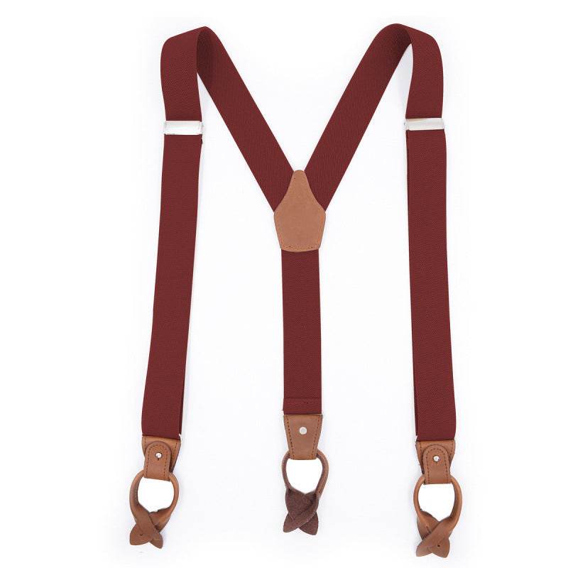 Brown casual suspenders - Emprize360