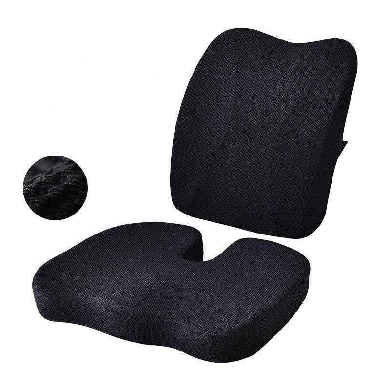 Ultimate Comfort Office Seat Cushion & Car Lumbar Support – Memory Foam Relief for Back Pain" - EMPRIZE 360