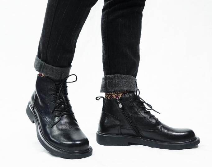 Genuine Leather Fashion Martin Boots For Men - Emprize360