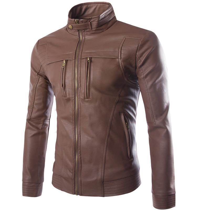 Striven Men's Premium Leather Jacket – Timeless Style and Comfort - Emprize360