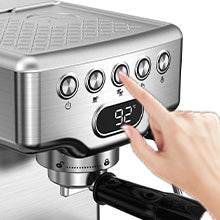 Geek Chef 20-Bar Espresso Machine with Milk Frother – Stainless Steel Home Espresso Maker for Latte, Cappuccino & Macchiato, 1.8L Water Tank - Emprize360