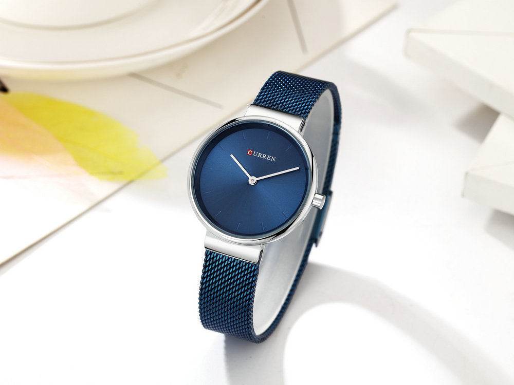 Stylish Women's Mesh Belt Quartz Watch - Casual & Business Pointer Timepiece - Emprize360