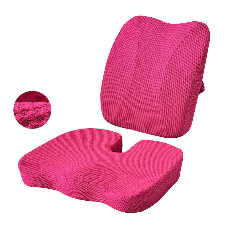 Ultimate Comfort Office Seat Cushion & Car Lumbar Support – Memory Foam Relief for Back Pain" - EMPRIZE 360