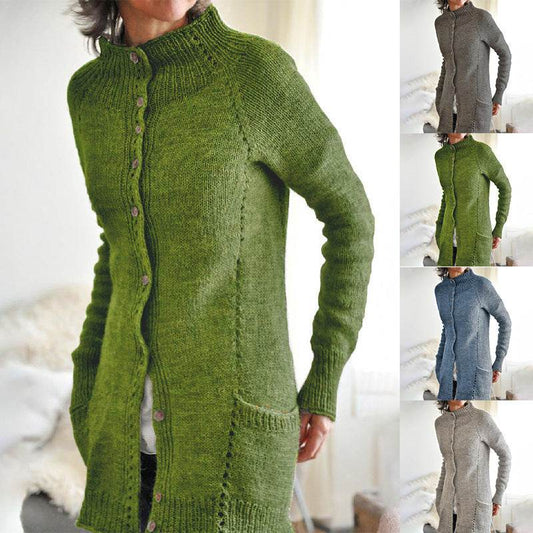 Cardigan Sweater Double Pocket Knit Sweater Women - Emprize360