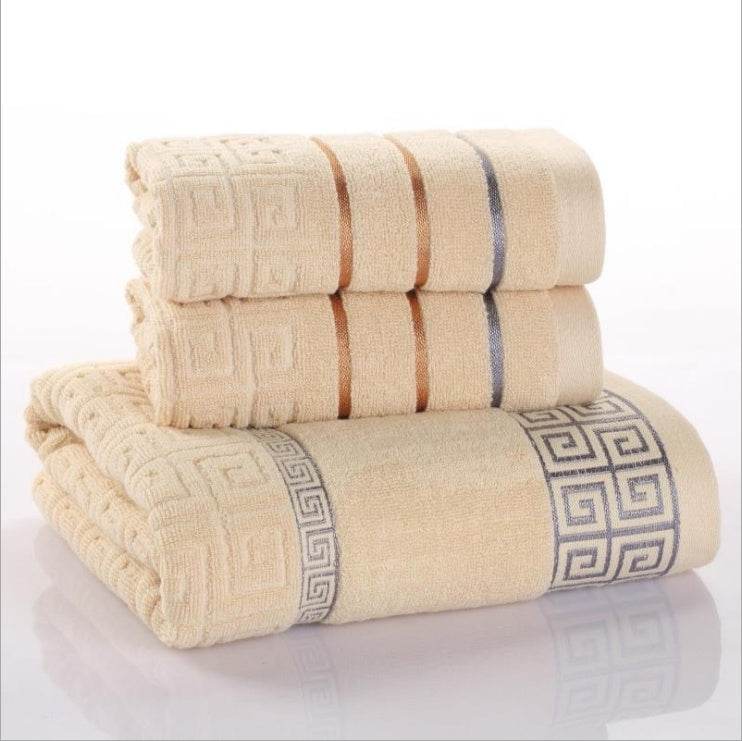 Cozy 3-Piece Cotton Towel Set – Soft, Absorbent, and Perfect for Everyday Comfort - Emprize360