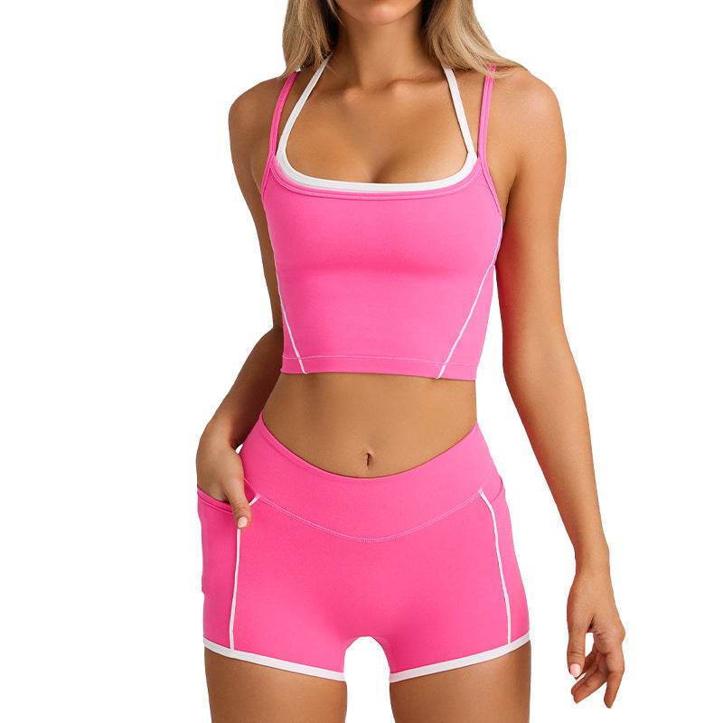 Women Sports Bra and Shorts Activewear Set for Fitness and Training - Emprize360