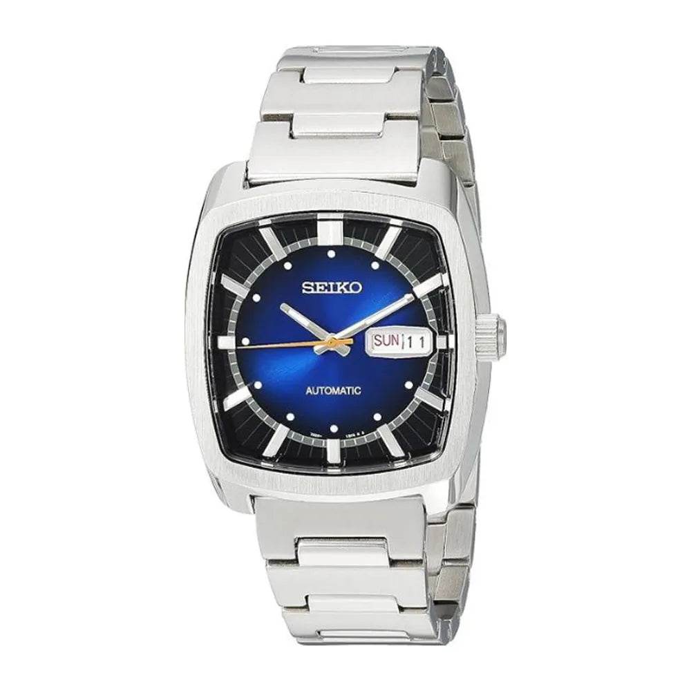 Original SEIKO SNKP27 Series Automatic Luxury Tonneau Watch with Leather Strap - Emprize360