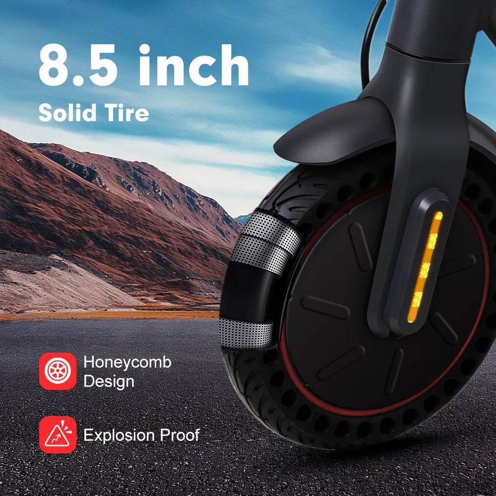 Foldable Electric Scooter for Adults – 30KM Range, 350W Motor, 8.5'' Tires, 10.4Ah Battery, App-Enabled Control - Emprize360