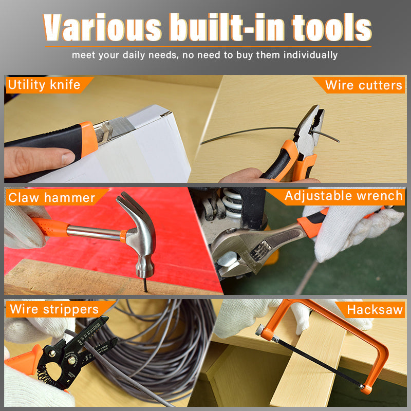 169-Piece Heavy-Duty Tool Set – Durable Hand Tools for Mechanics & Home Projects