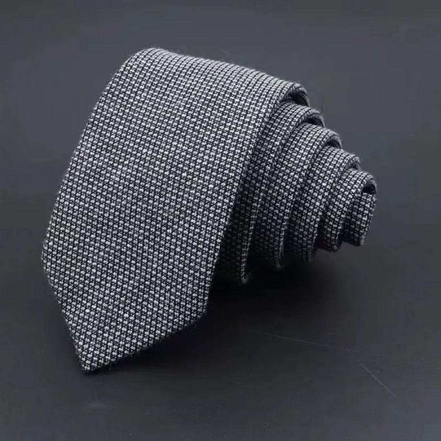 Thickened Cotton Striped Tie for Business and Formal Wear - Emprize360