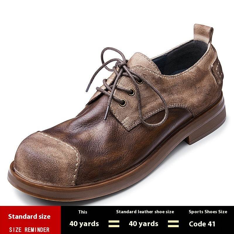 Autumn British Style Handmade Genuine Leather Men's Shoes - Emprize360