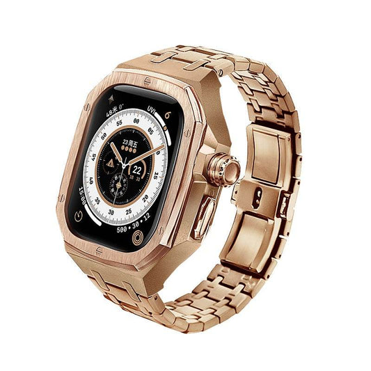 Integrated High-grade Metal Modified Watch Strap Case Stainless Steel Protective Case Cover Men's Business - Emprize360