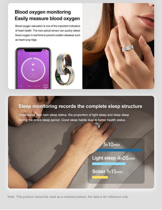 Smart Ring – Advanced Wearable Technology for Everyday Use, Seamless Connectivity & Health Monitoring" - EMPRIZE 360