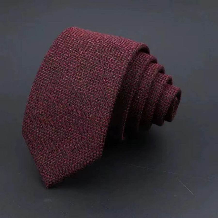 Thickened Cotton Striped Tie for Business and Formal Wear - Emprize360
