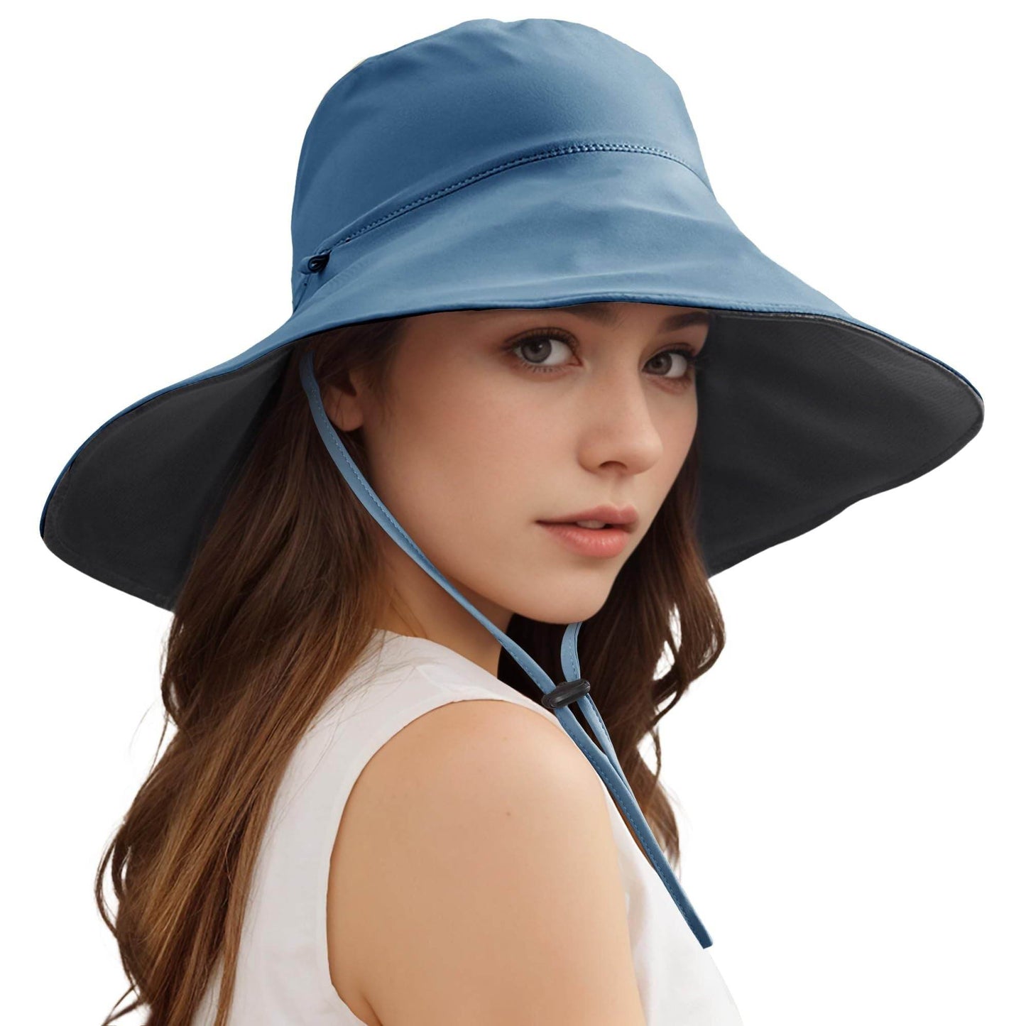 Wide Brim Reversible Sun Hat | Unisex Cooling Bucket Hat - Emprize360