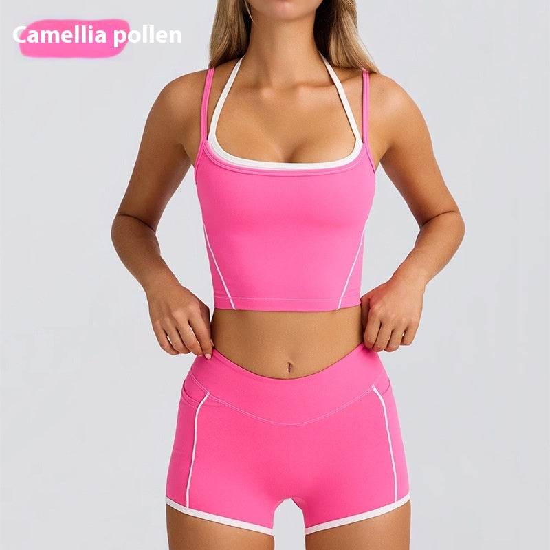 Women Sports Bra and Shorts Activewear Set for Fitness and Training - Emprize360