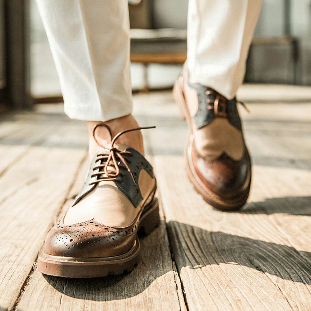 Flat Wedge Heel Hole-burning Movement Strap - Emprize360