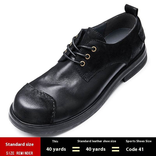 Autumn British Style Handmade Genuine Leather Men's Shoes - Emprize360