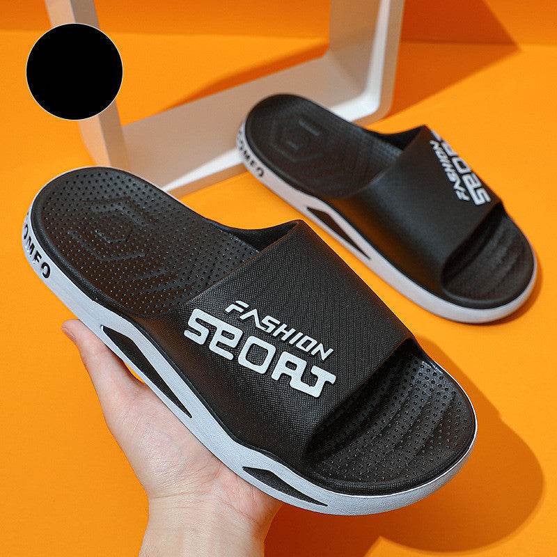 Fashion Home Indoor Bathroom Non-slip Wear-resistant Soft Bottom Couple Sandals And Slippers - Emprize360