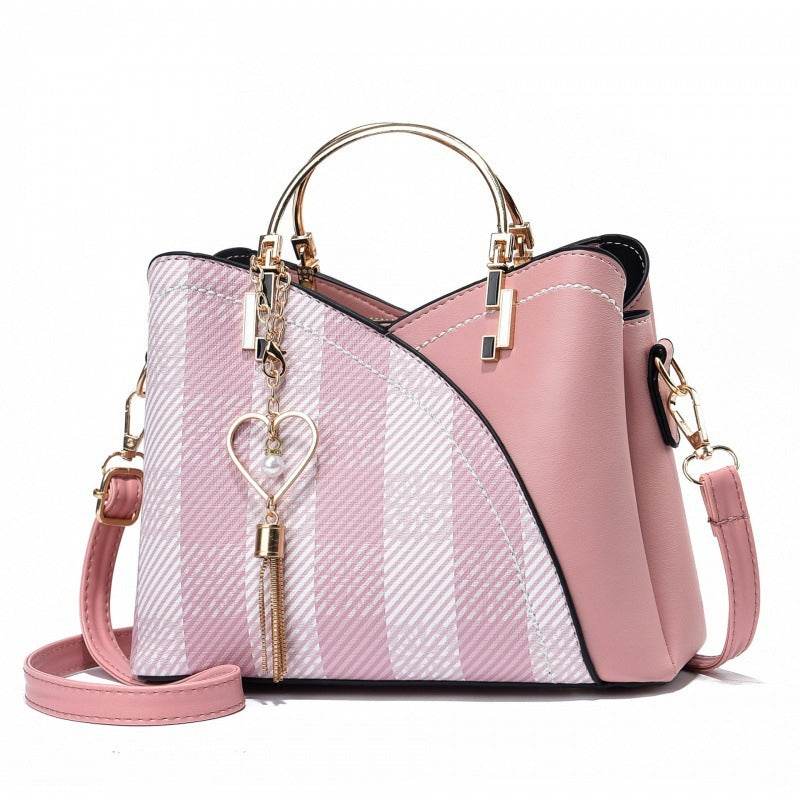 Stylish Women's Contrast Color Handbag – Fashionable Large Capacity for All Your Essentials - Emprize360
