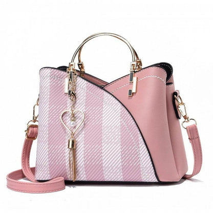 Stylish Women's Contrast Color Handbag – Fashionable Large Capacity for All Your Essentials - Emprize360