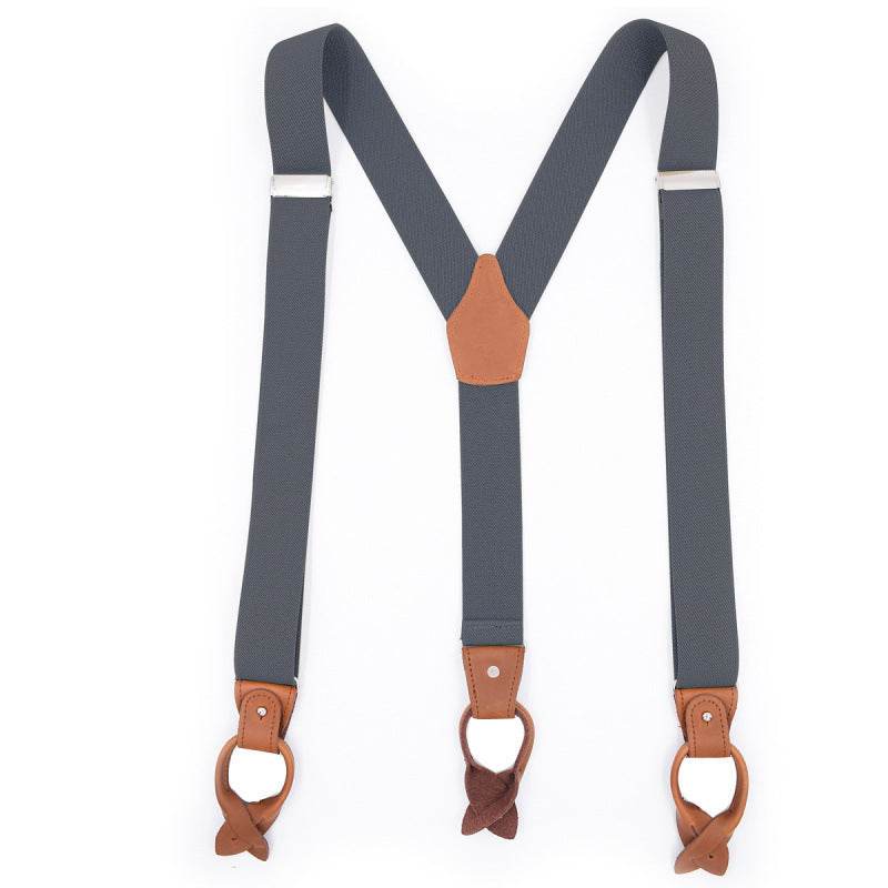 Brown casual suspenders - Emprize360