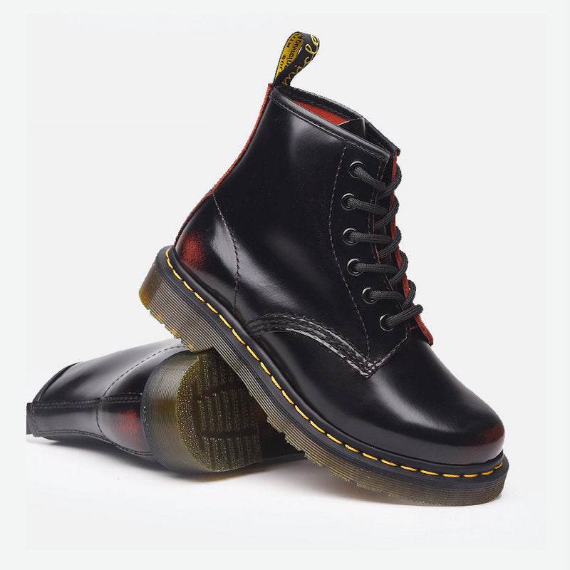 Unisex High-Top Lace-Up Ankle Boots – Classic British Style for Couples - Emprize360