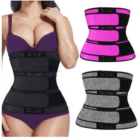 Adjustable Sports Tuck Belt with Three Rows of Buckles - Emprize360