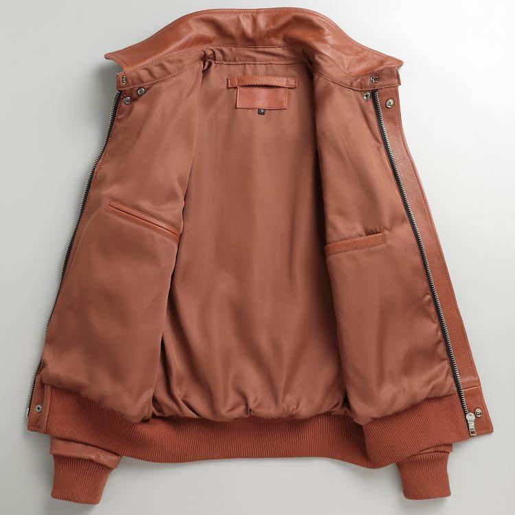 Genuine Leather Men's Casual Youth Short Slim-fit Leather Jacket - Emprize360