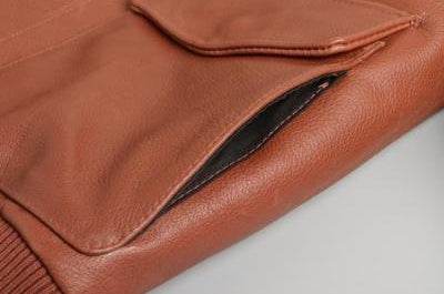 Genuine Leather Men's Casual Youth Short Slim-fit Leather Jacket - Emprize360