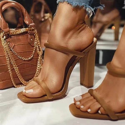 "Women's Large Size High Heel Sandals – Stylish and Comfortable Design" - EMPRIZE 360