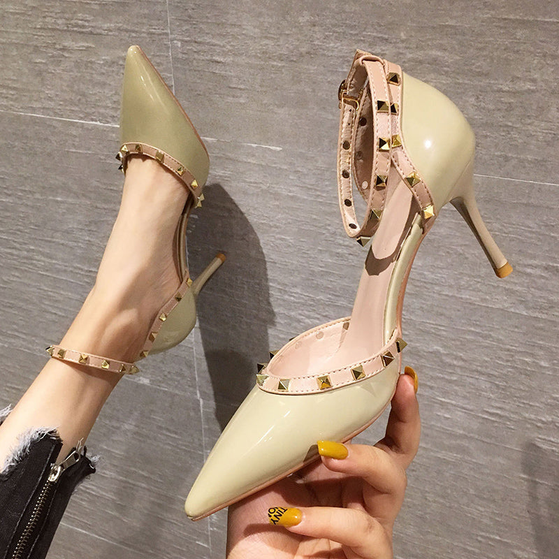 High Heels Female French Pointed Single Shoes
