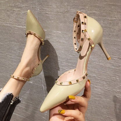 High Heels Female French Pointed Single Shoes