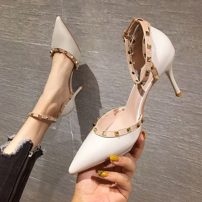 High Heels Female French Pointed Single Shoes