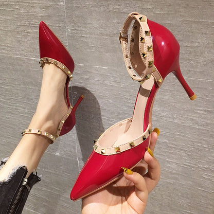 High Heels Female French Pointed Single Shoes